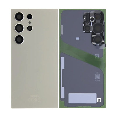 Samsung Galaxy S24 Ultra Back Glass Battery Cover (Titanium Gray) - No Logo