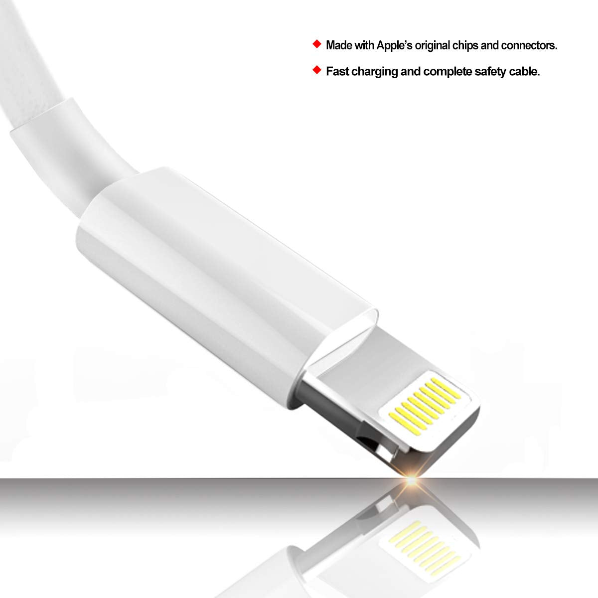 USB A to Lighting Charging Cable - 1 Meter MFI Certified