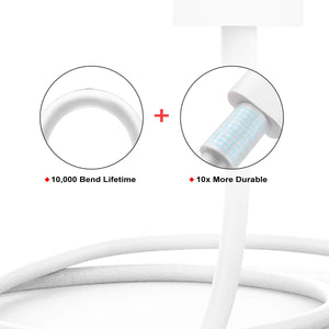 USB A to Lighting Charging Cable - 1 Meter MFI Certified