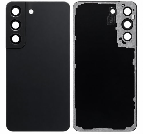 Samsung Galaxy S22 Phantom Black Back Glass Replacement - No Logo