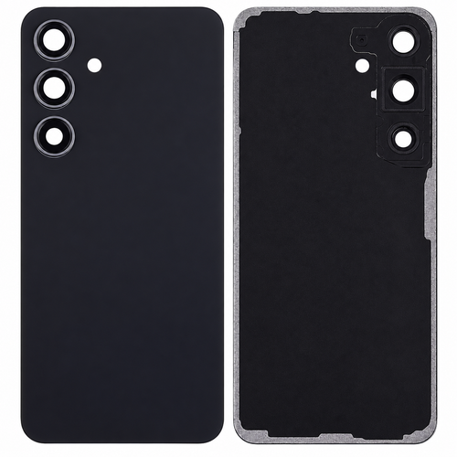 Samsung Galaxy S24 Back Glass Replacement Onyx Black - No Logo