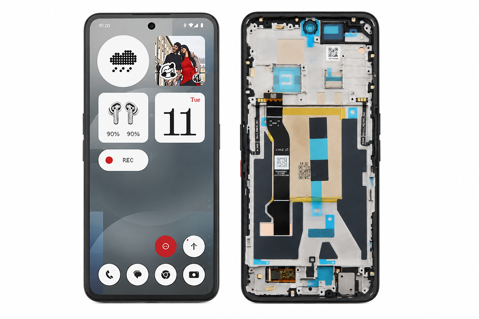 Nothing Phone 3a / 3a Pro Screen Replacement with Frame - Original Part