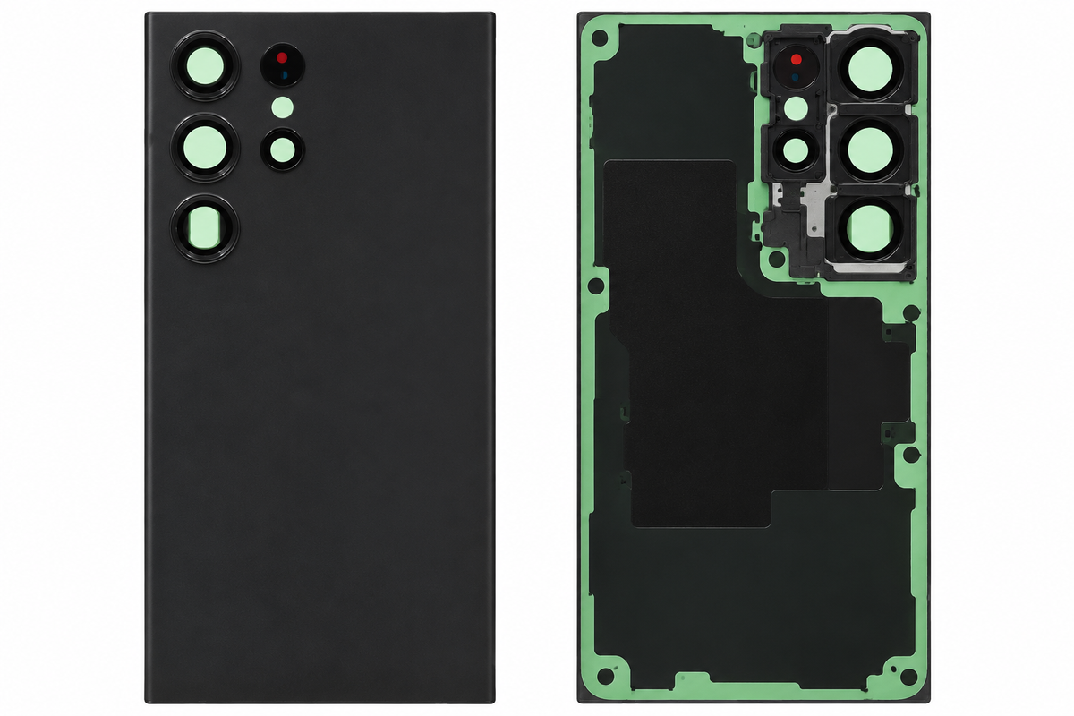 Samsung Galaxy S23 Ultra Back Glass Battery Cover Titanium Black