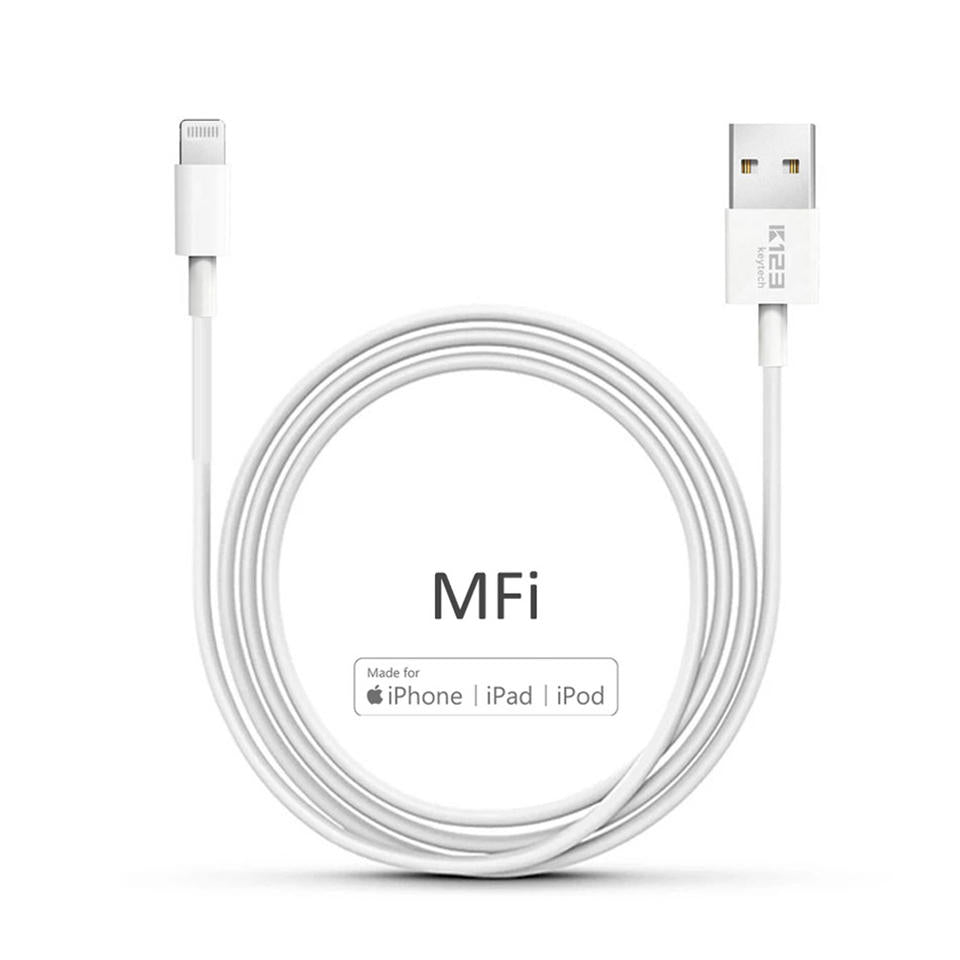 USB A to Lighting Charging Cable - 1 Meter MFI Certified