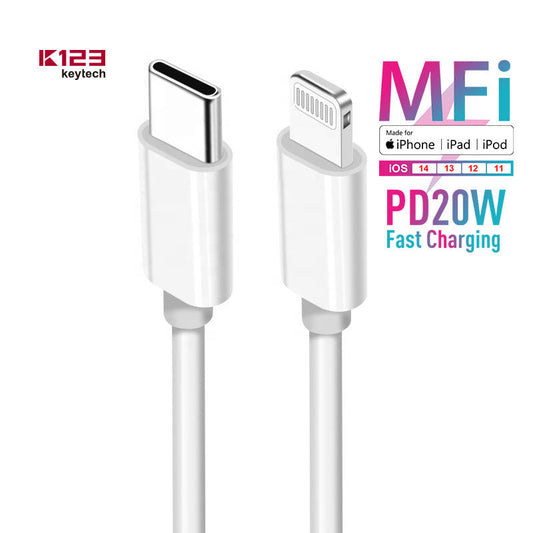 USB C to Lighting Charging Cable - 1 Meter MFI Certified