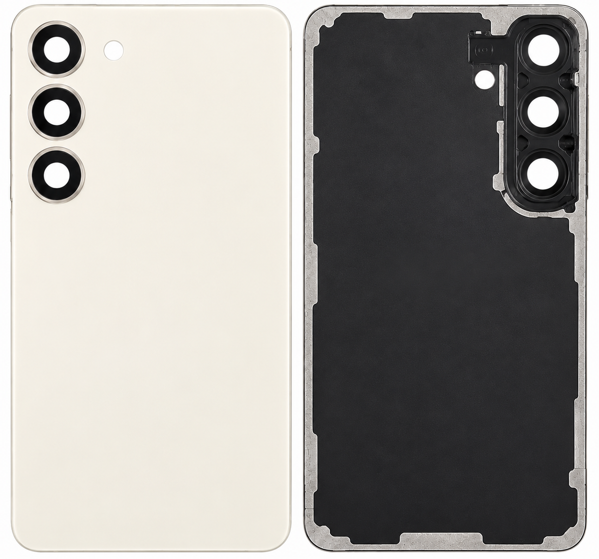 Samsung Galaxy S23 Cream Back Glass Replacement