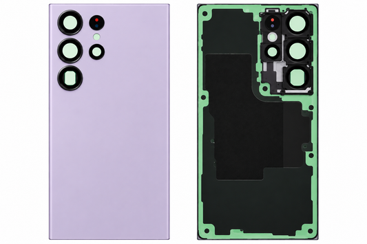 Samsung Galaxy S23 Ultra Back Glass Battery Cover Lavender - No Logo