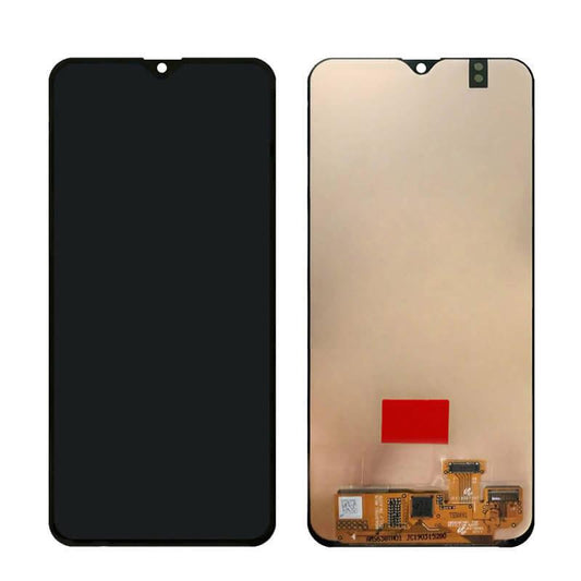 Genuine Samsung Galaxy A20 (A205F) LCD e Touchpad com quadro frontal em preto-parte nº: GH82-19571A, GH82-19572A