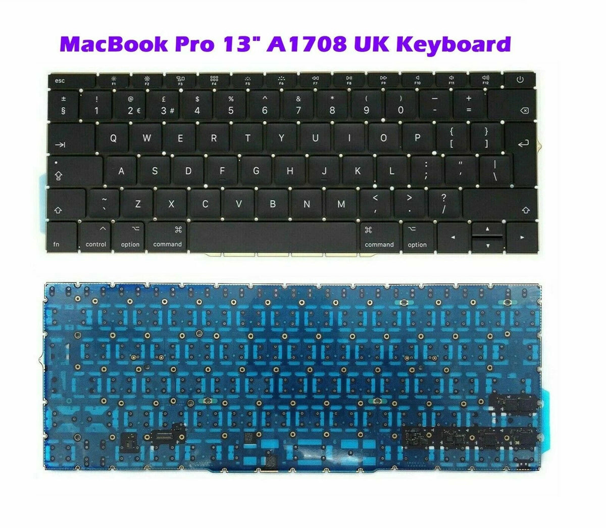 MacBook Pro 13" A1708 Keyboard and Backlight Replacement