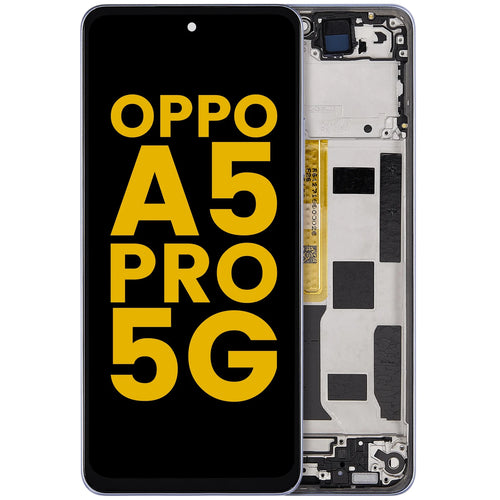 Oppo A5 Pro Screen Replacement with Frame Blue - Original
