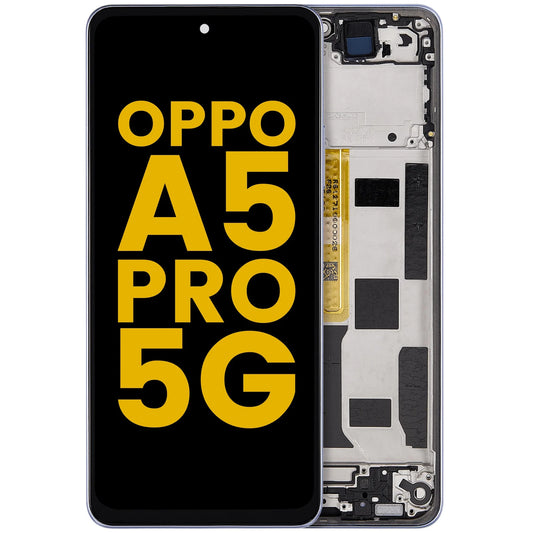 Oppo A5 Pro Screen Replacement with Frame Blue - Original
