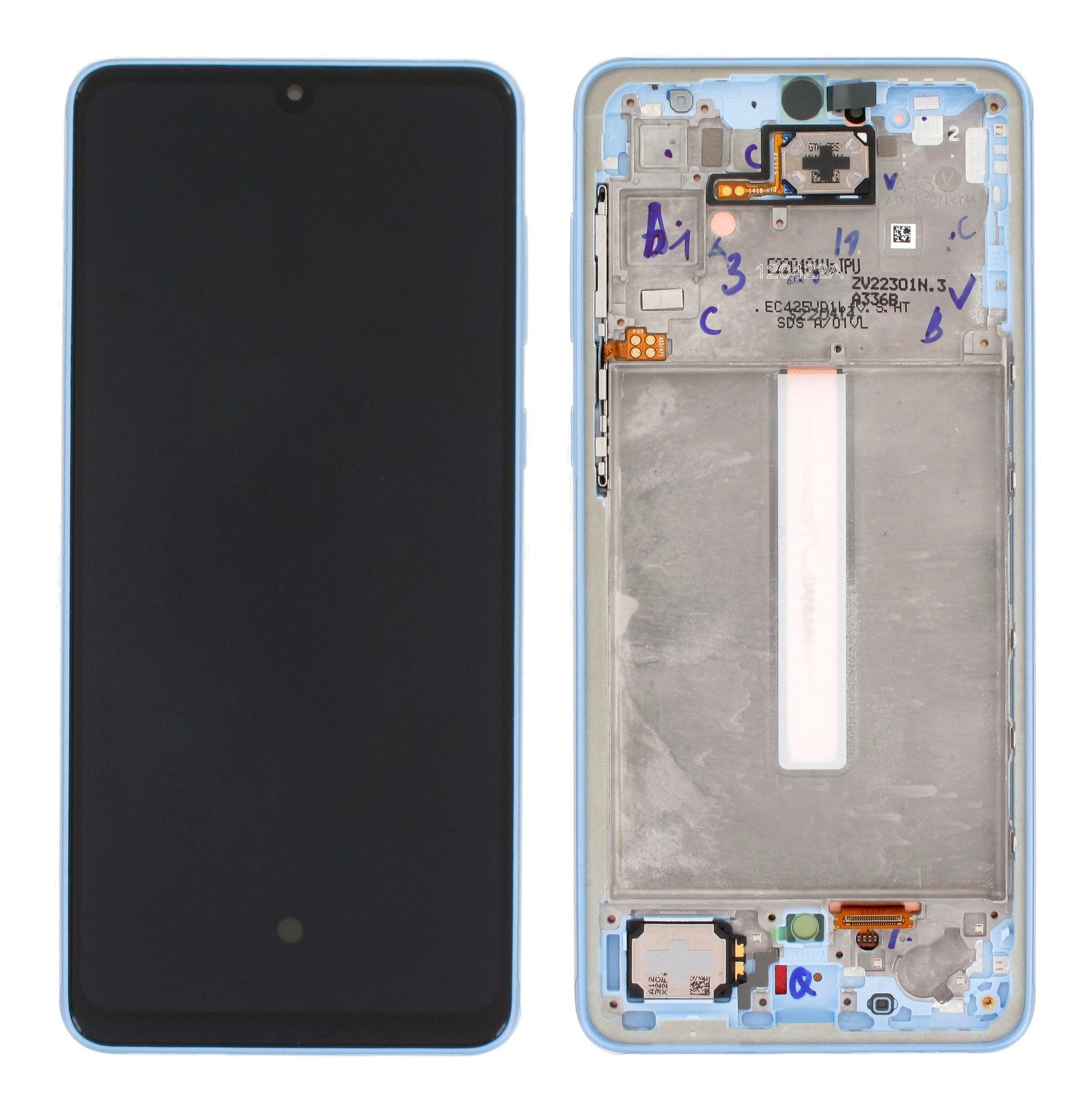 Samsung Galaxy A33 Screen Replacement Blue