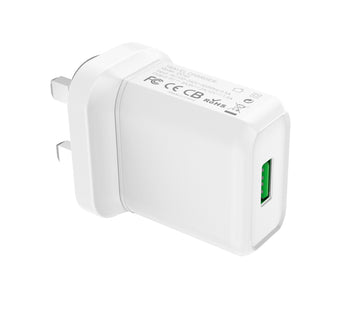 3.0 USB Plug CE Certified Charger Adaptor