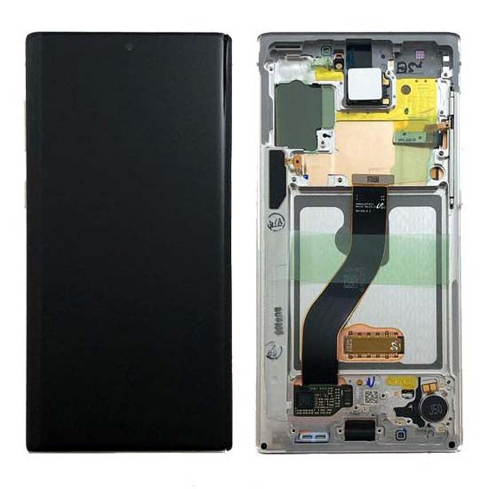 Genuine Samsung Galaxy Note 10 (N970F) lcd and touchpad in Aura White Part no: GH82-20818B